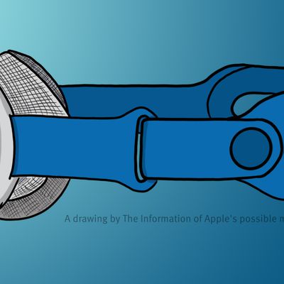 apple mixed reality headset mockup feature blue