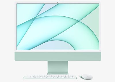 imac with accessories