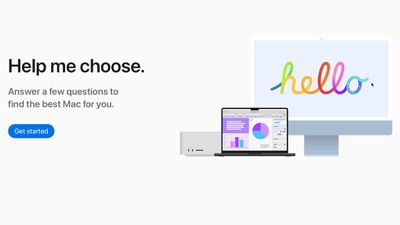 Apple Launches ‘Help Me Choose’ Website for Finding the Right Mac