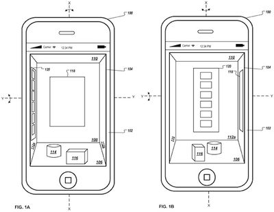 apple 3d interface iphone