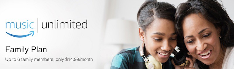 amazon music unlimited family plan price