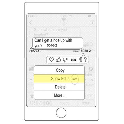 edit imessages