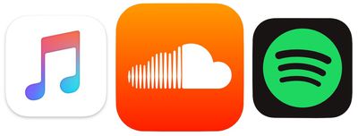 soundcloud apple music spotify