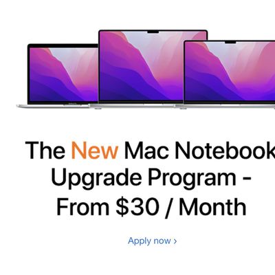 Mac Notebook Upgrade Program