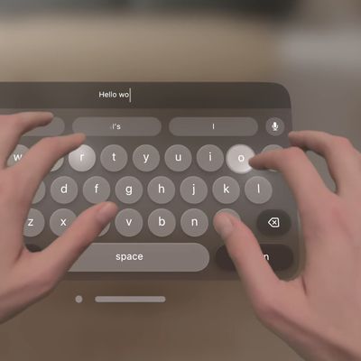 visionOS Virtual Keyboard