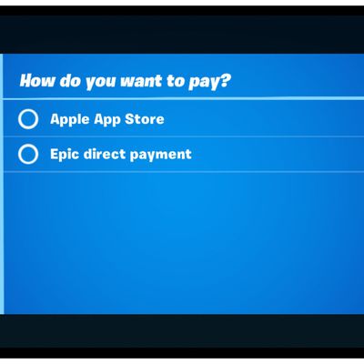 fortnite direct payment ios