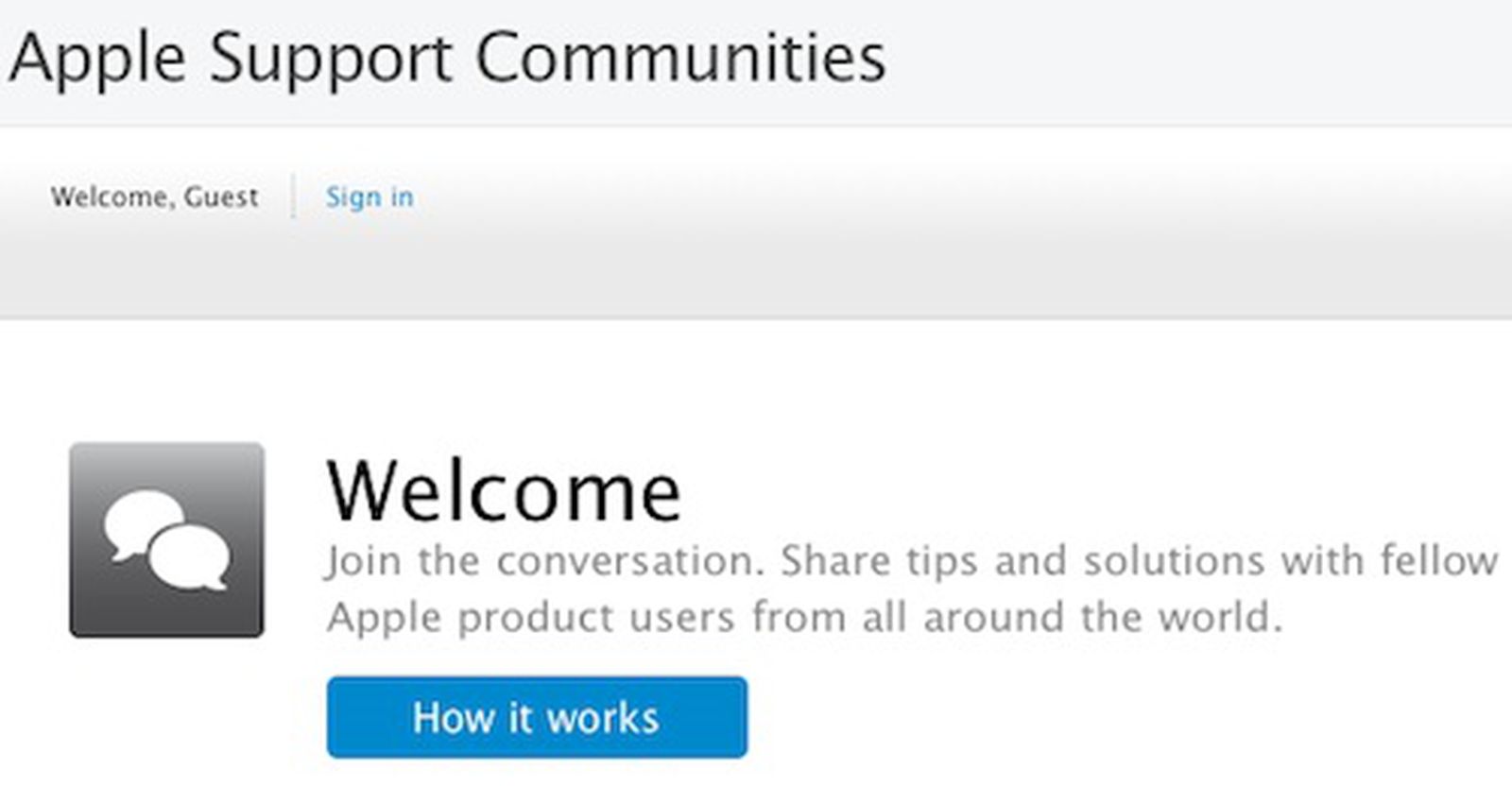 Apple Finally Unveils Revamped 'Apple Support Communities' - MacRumors