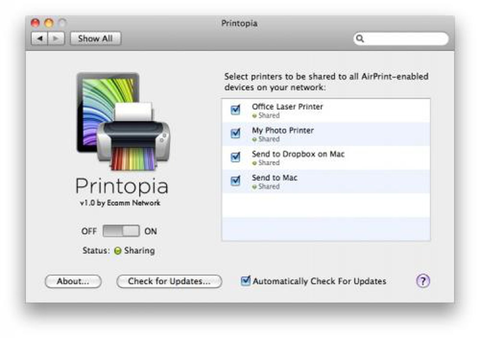 printopia for iphone printopia for iphone