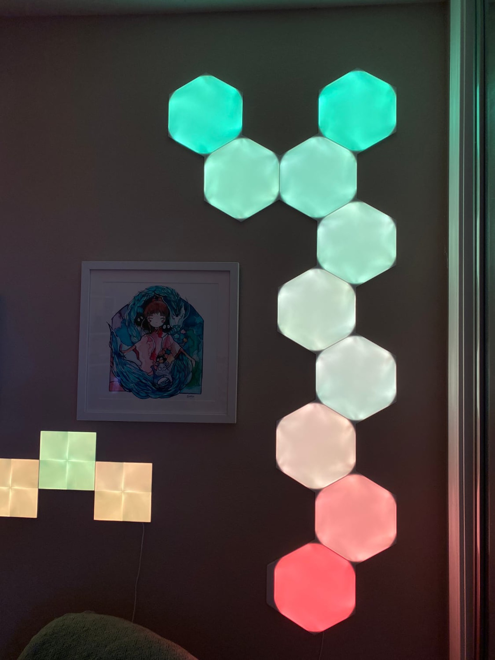 Hexagon Light Panels Nanoleaf Shapes Review MacRumors