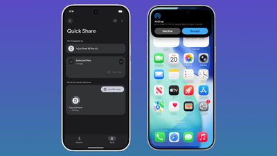 android iphone airdrop quickshare