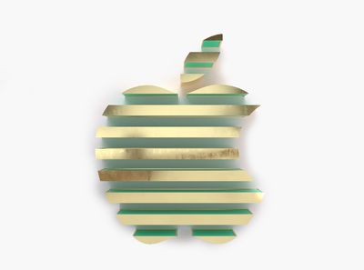 aapl logo màu xanh lá cây