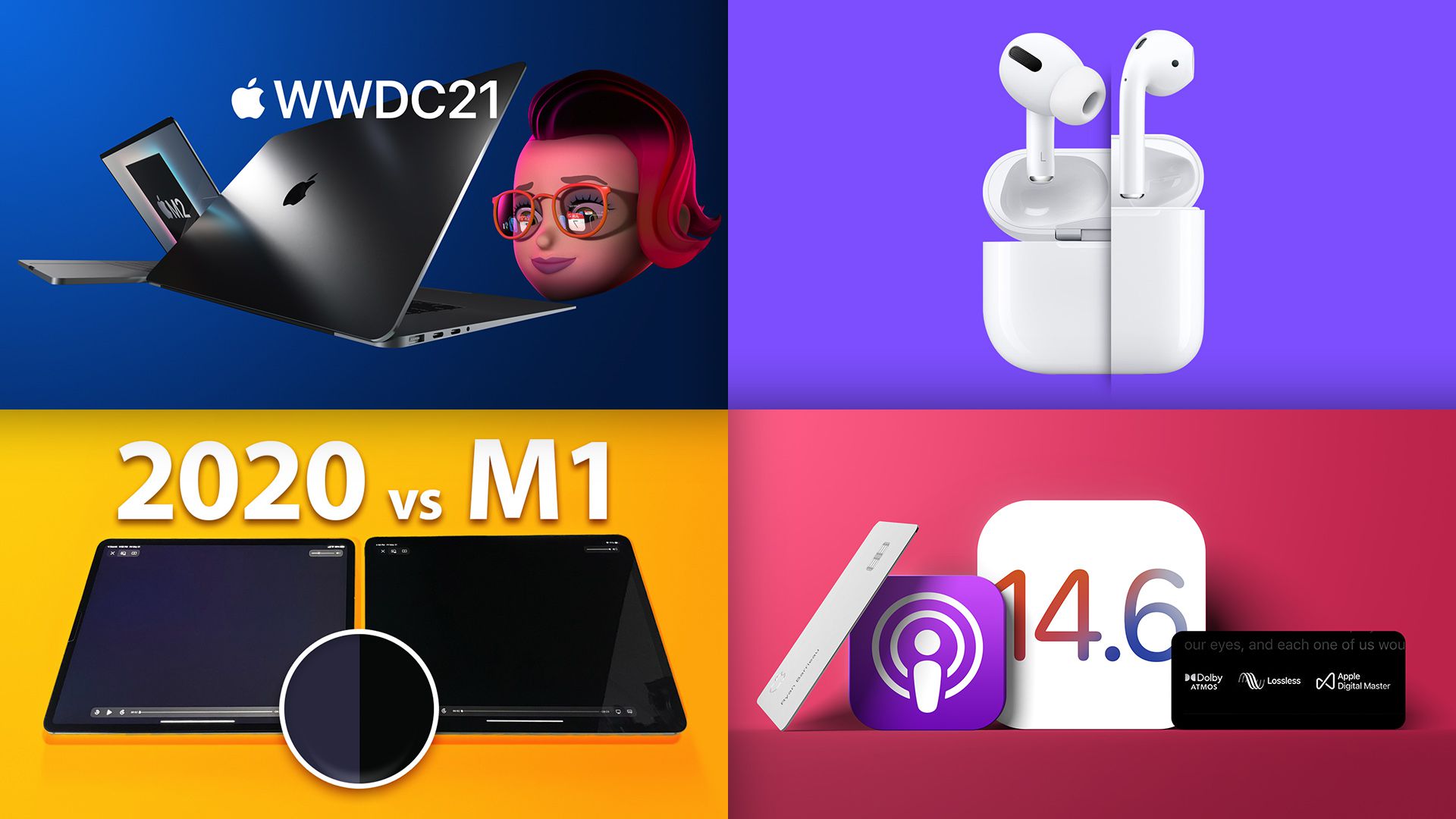 Notizie in prima pagina: Nuovo MacBook Pro in WWDC?, IOS 14.6, voci su AirPods