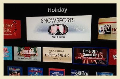 apple tv holiday apps