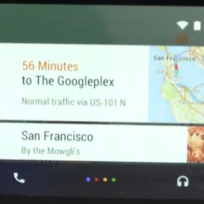 android auto cards