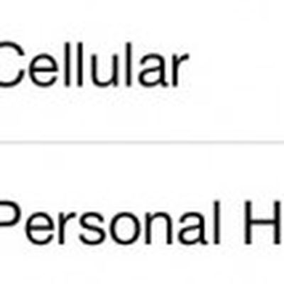 ios 7 cellular hotspot settings