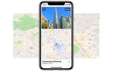 apple maps and look around