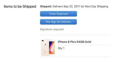 Reminder: How to Pre-Sign for Your Delivery of New Apple Products Tomorrow  - MacRumors