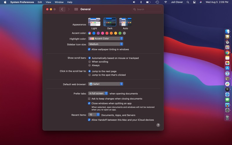 Make Dark Mode Darker in macOS Big Sur With New Toggle to Disable ...