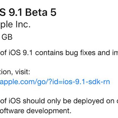 ios 9 1 beta 5