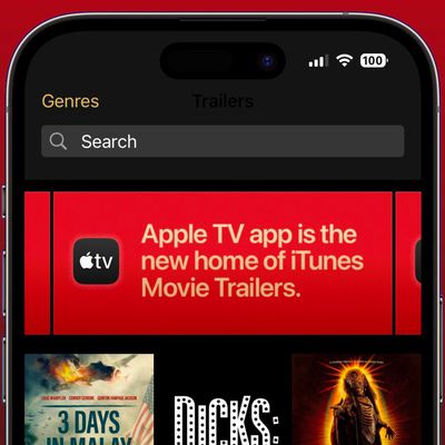 iTunes Movie Trailers App