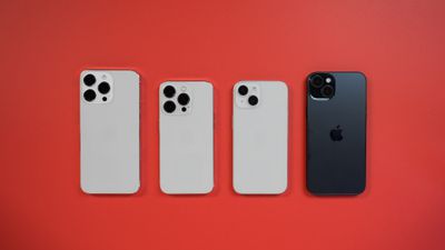 Línea de modelos ficticios de iPhone 15