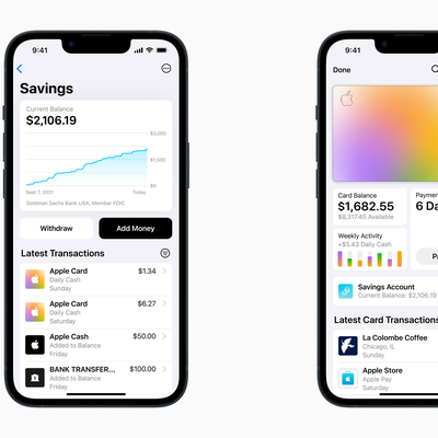 Apple Card Buyer Agreement Updated for 'Upcoming' Savings Account Feature thumbnail