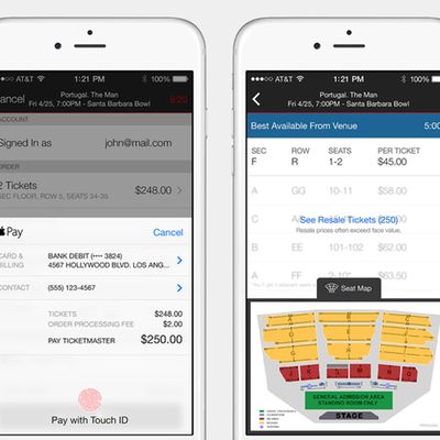 apple pay ticketmaster