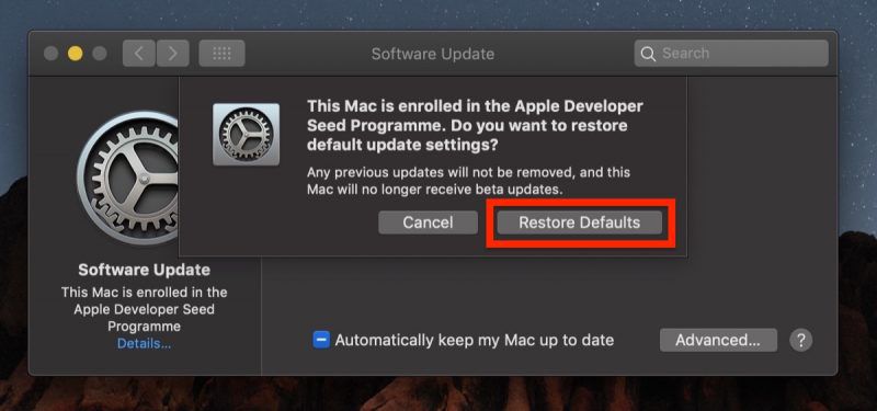 How to Stop Receiving Beta Updates for macOS Mojave - MacRumors