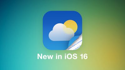 Novedades en la aplicación meteorológica de iOS 16
