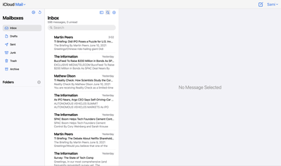 icloud mail beta redesign