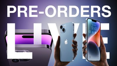 Live feature for pre-orders iPhone 14 and 14 Pro
