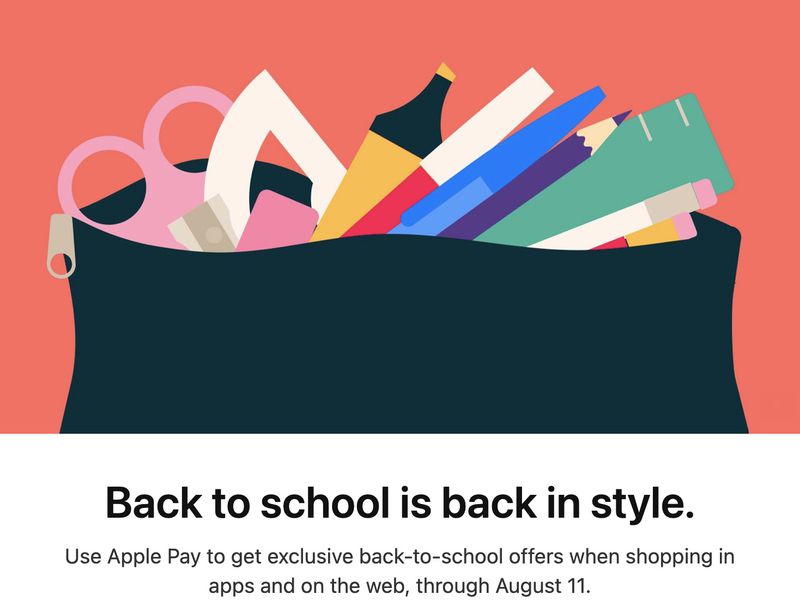 Latest Apple Pay Promo Offers Back to School Discounts MacRumors