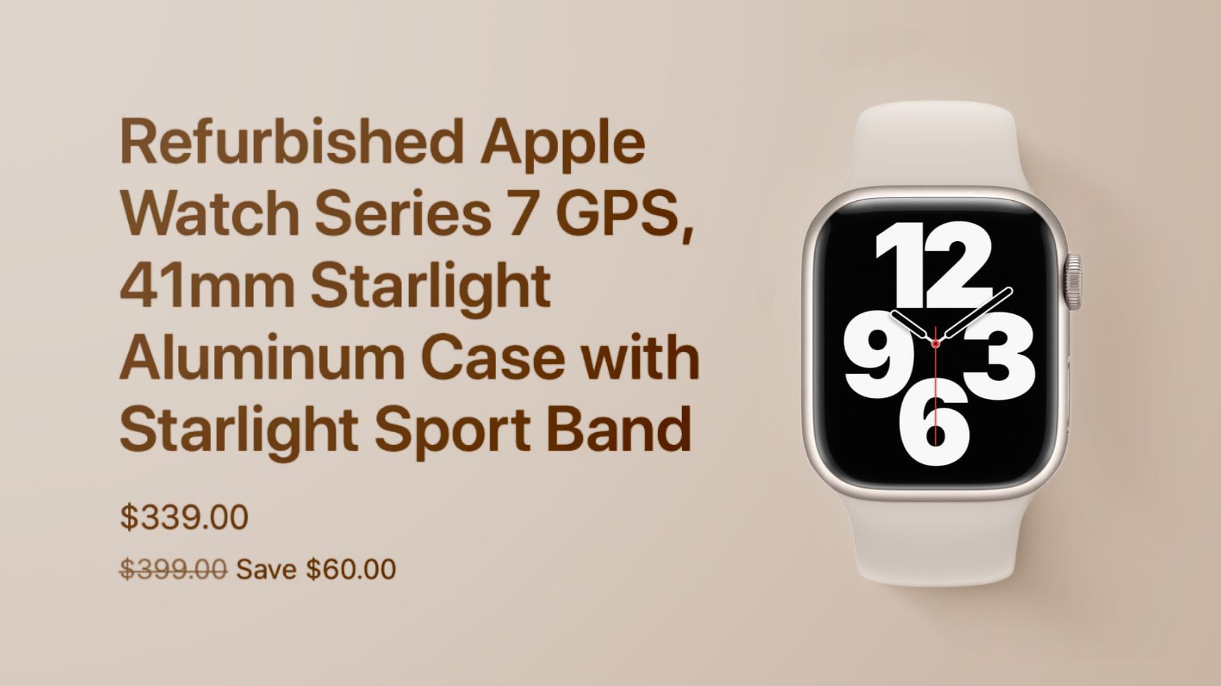 Apple Now Selling Refurbished Apple Watch Series 7 Models - macrumors.com