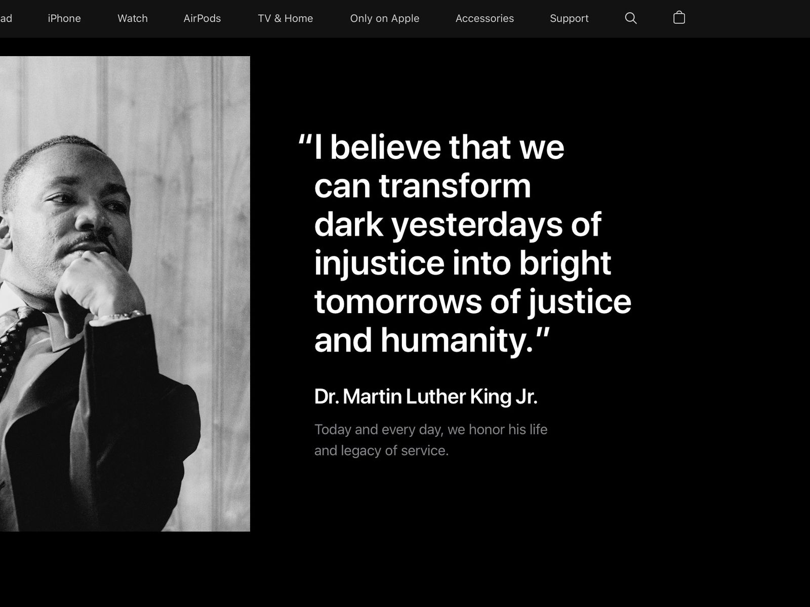 Apple's Web site features Martin Luther King Jr. ebook - Apple