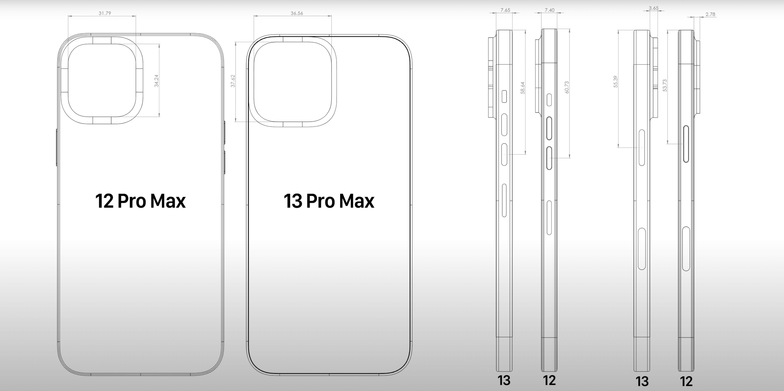 iPhone 13 Series CAD Leaks Reveal Larger Camera Dimensions - MacRumors