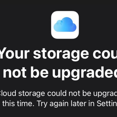 icloud storage not upgraded