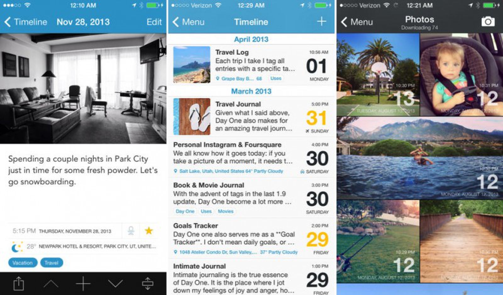 Day One Updated for iOS with New Design, Support for 64-Bit A7 ...