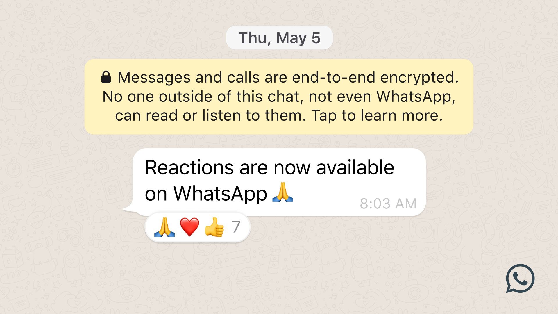 WhatsApp to get message reactions on iPhone, Android soon