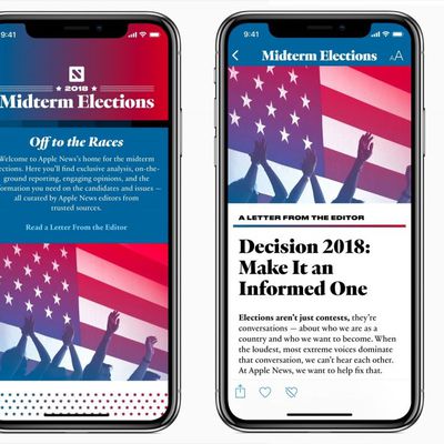 apple news midterm elections 2018