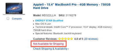 best buy mbp not shipping