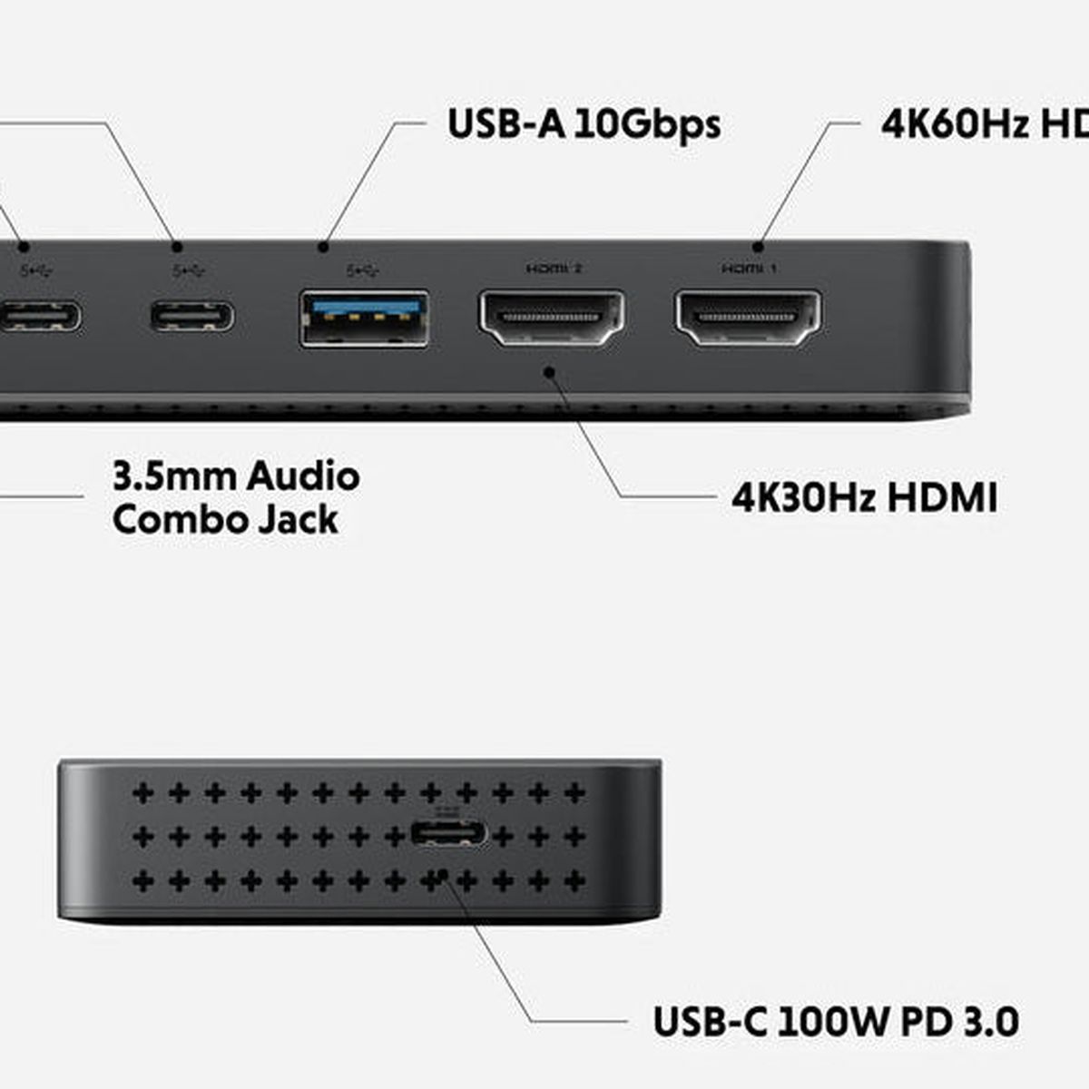 HyperDrive Next Dual 4K HDMI 7 Port USB-C Hub –