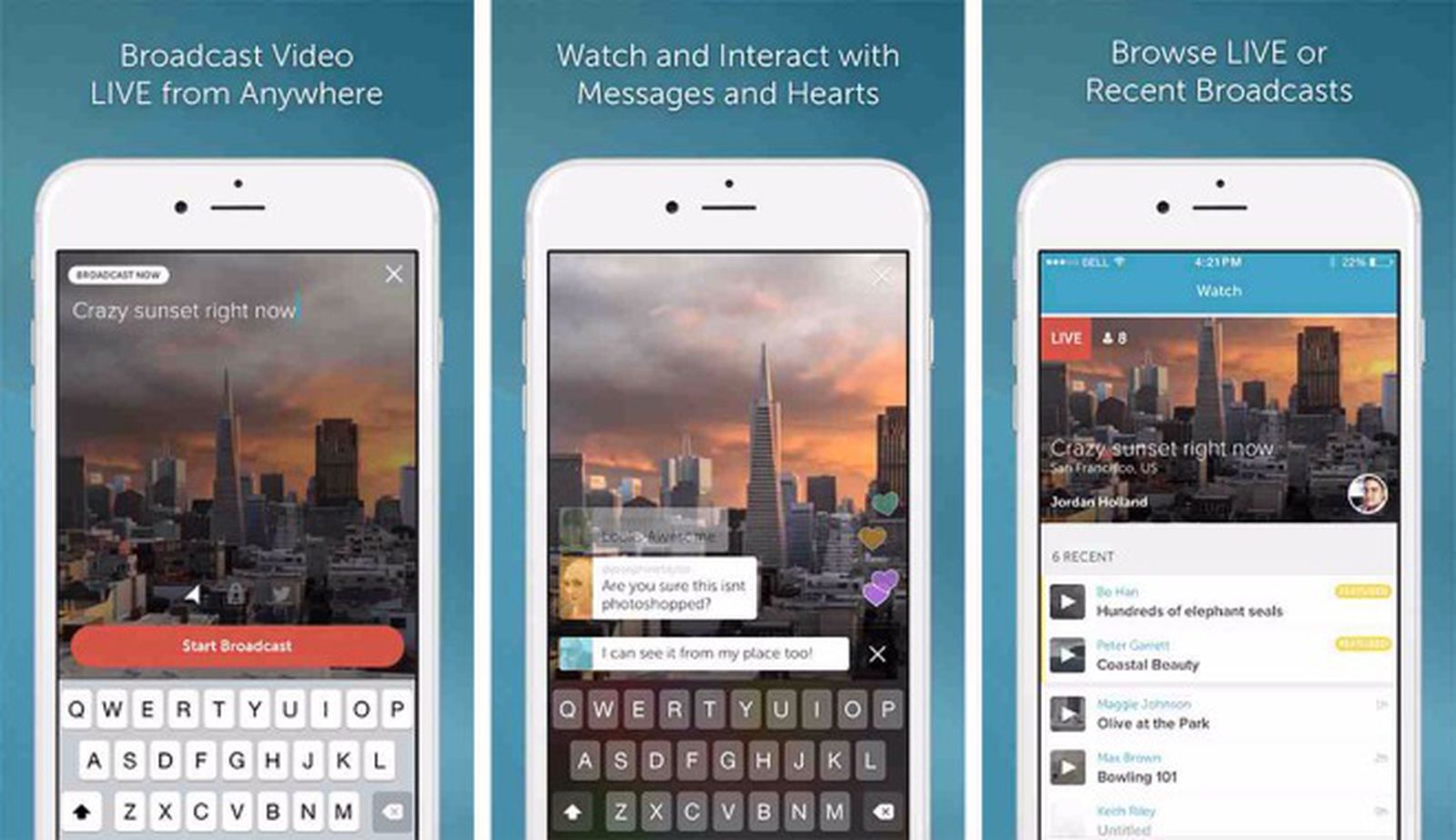 Periscope Program Live Video Broadcast App Periscope Gets Permanent Save Feature - MacRumors