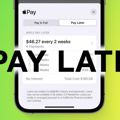 Apple Pay Later Quick Green Feature