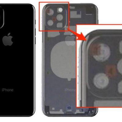 2019 iphone triple lens triangle onleaks