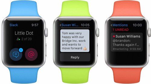 slack apple watch