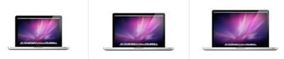 233529 macbook pros 2010 three sizes