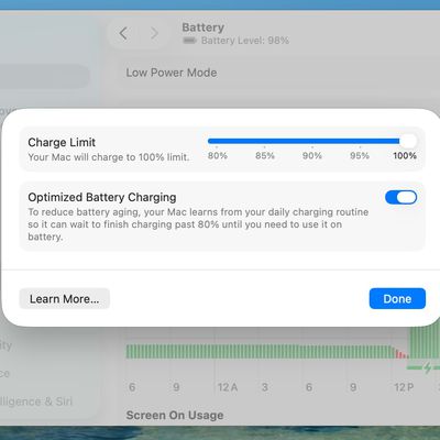 macos 26 4 charge limit