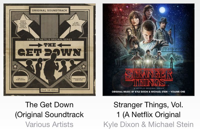 Stranger Things And The Get Down Albums Debut Exclusively On