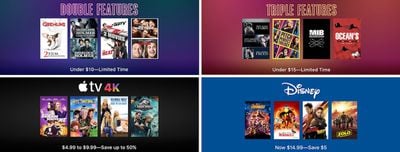 itunes movies sale holiday 2018