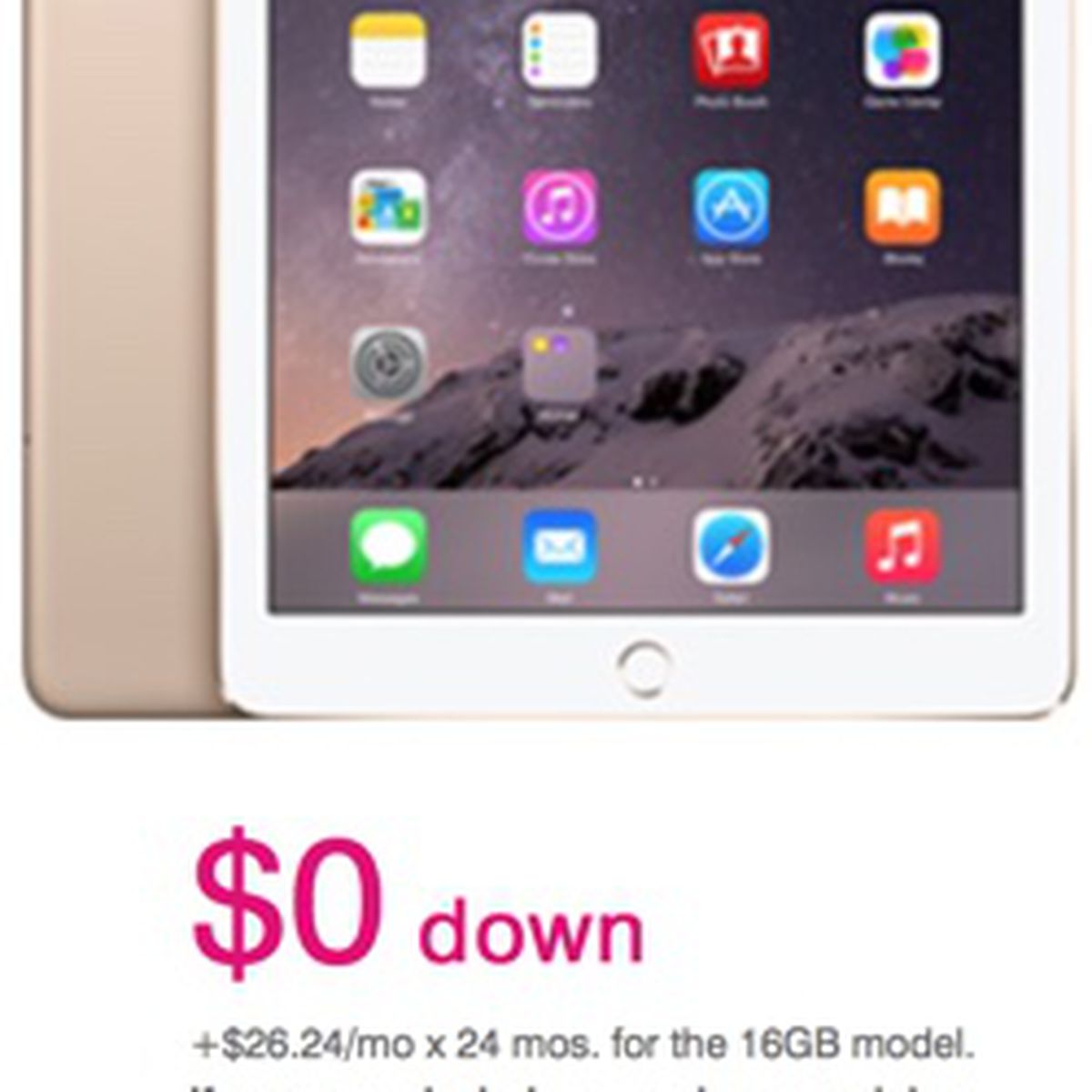 T Mobile To Offer 0 Down Ipad Air 2 Ipad Mini 3 Pre Orders Tomorrow Macrumors